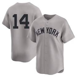 Brian Roberts New York Yankees Men's Limited Away 2nd Jersey - Gray