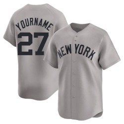 Giancarlo Stanton New York Yankees Men's Limited Away Jersey - Gray