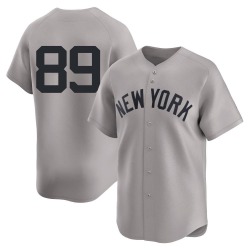 Jasson Dominguez New York Yankees Men's Limited Away 2nd Jersey - Gray