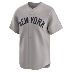 Jasson Dominguez New York Yankees Men's Limited Away Jersey - Gray