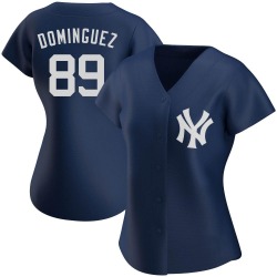 Jasson Dominguez New York Yankees Women's Authentic Alternate Team Jersey - Navy